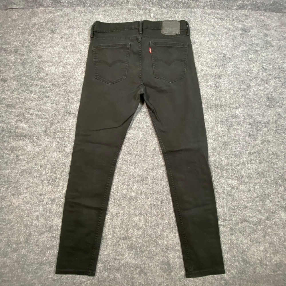 Levis 510 Skinny Fit Jeans Mens 31x32 Black Denim Pants Stretch 05510-0726